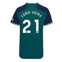 Billiga Arsenal Fabio Vieira #21 Tredje fotbollskläder Dam 2023-24 Kortärmad